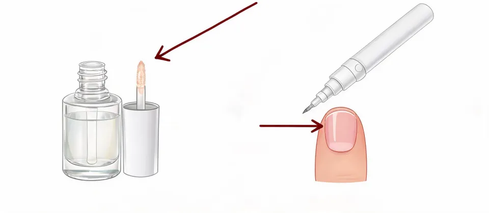 Cuticle oil specification worksheet illustration, not a premises map